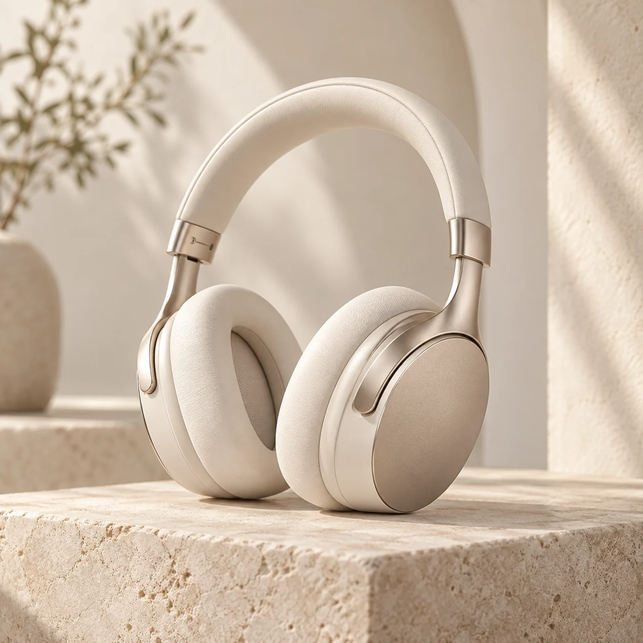 AI-generated product concept of wireless headphones