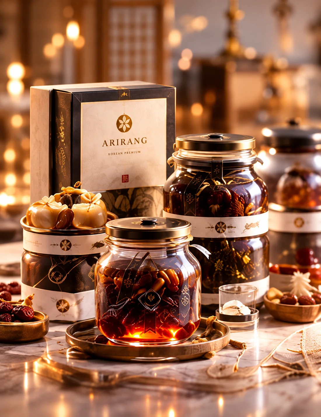 Fermentation Goddesses™ concept: finished foods in jars and premium packaging